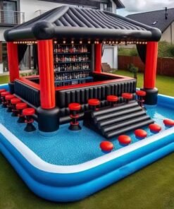 Aufblasbare Poolbar mit Bar kaufen | Komplettlösung mit Theke & Sitzen